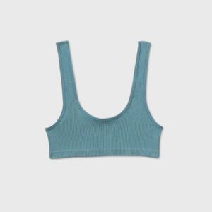 Colsie scoop neck ribbed bralette